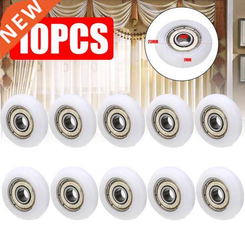 10pcs 23mm Shower Sliding Roller Wheel Door Runner Rollers P
