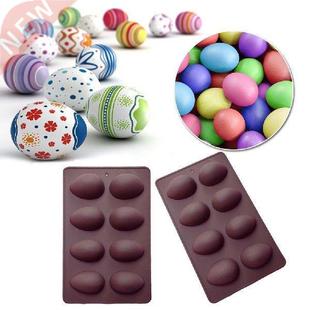 8 Holes Silicone Chocolate Cake Tray Baking Pan Easily