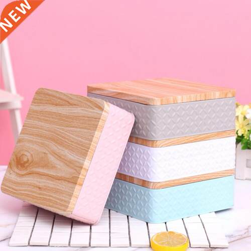 Square Shaped Lozenge Pattern Metal Square Shaped Empty