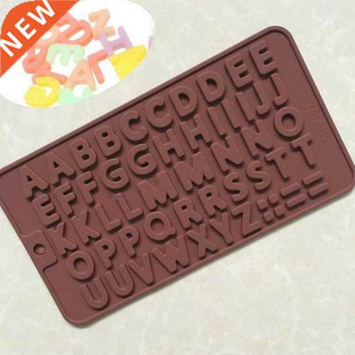 1pc 48 Letter Alphabet Silicone Chocolate Molds Cake Cupcake