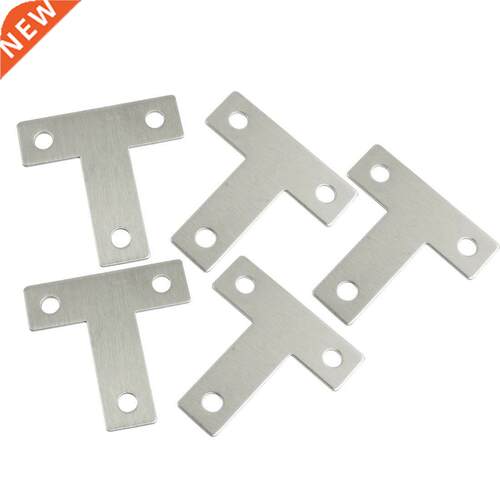 5 Pcs Angle Plate Corner Brace Flat T Shape Repair Bracket 4