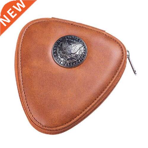 Guitar Picks Holder Case Bag PU Synthetic Leather Guitar