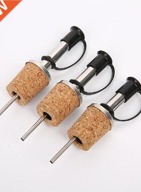 5PCS Stainless Steel Pourer Cork Design Bottle Dust Cover