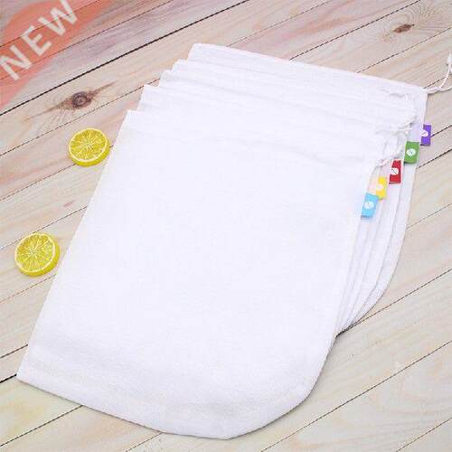 Mesh Bags Home Storage Tools Reusable Drawstring Bag 5Pcs