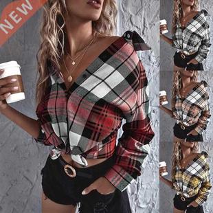 shirts ladies Blue woman Long Sleeve Fashion shirt women