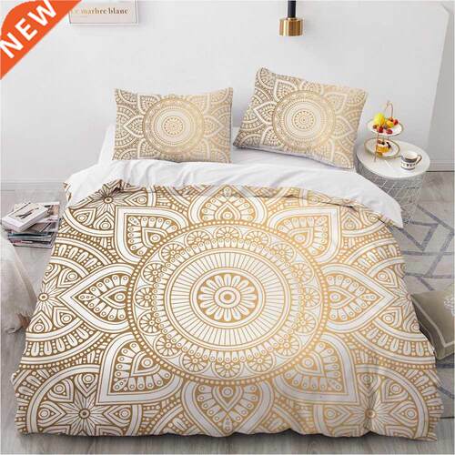 Mandala Luxury 3D Design Custom Bed Linen Comforter Quilt Co