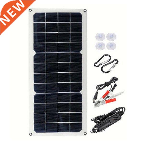 12V 30W Solar Panel Car Van Boat Caravan Camper Trickle