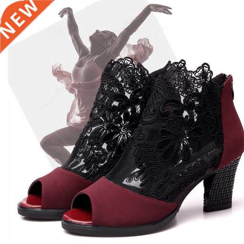 Women Latin Dance Shoes Tango Salsa Sandals Dancing/Training