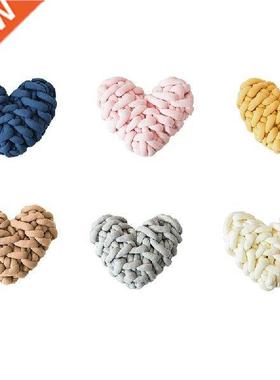 Heart Pillow Knots Cushion Heart Shaped Stuffed Plush Toy