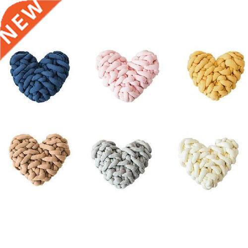 Heart Pillow Knots Cushion Heart Shaped Stuffed Plush Toy