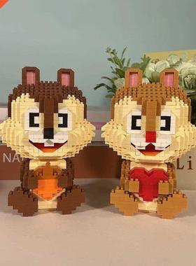 cartoon figures Chipmunk brother micro diamond blocks Chip D