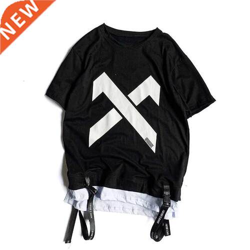 Harajuku Fashion Printing Anime Men T Shirt Streetwear Summe