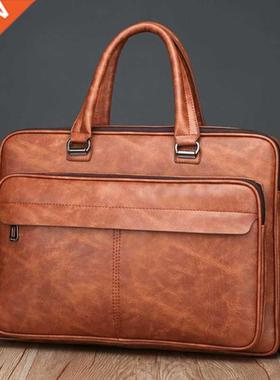 2022 Brand Business Men	s Briefcase High Totes Leathe