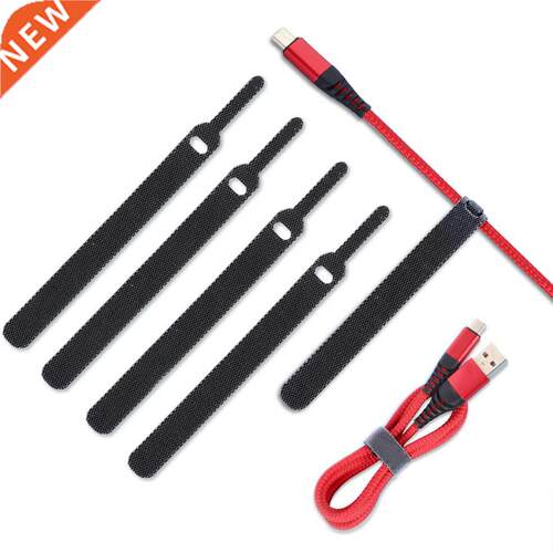 Cable Organizer Wire Winder Holder Ties Hook Loop For Earph