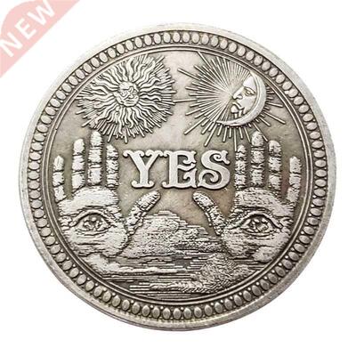 1PC Bronze Yes No Commemorative Coin Souvenir Challenge Coll
