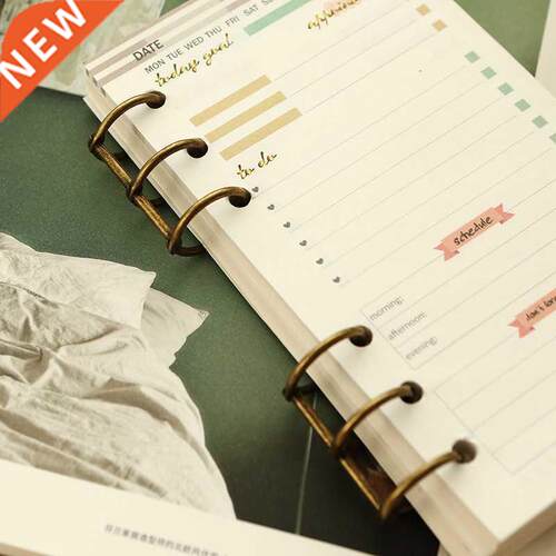 2pcs Creative Metal Loose Leaf Book Binder Hinged Rings Scra