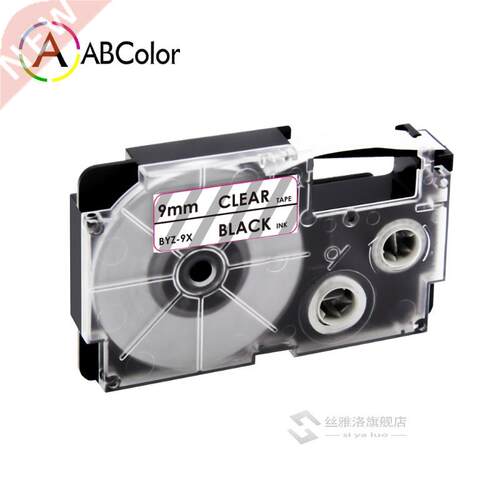 9mm XR-9X Label CASIO XR-9X Label Tape Label Cartridge Blac