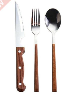 PCS/Set Flatware Cutlery Set With Pear Wood Handle