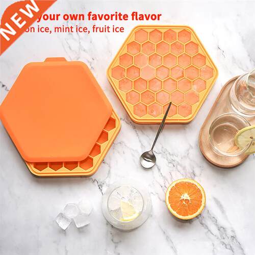 Honeycomb Ice Cube Trays 37 Grid Silica Gel Ice Cube Mold Fo