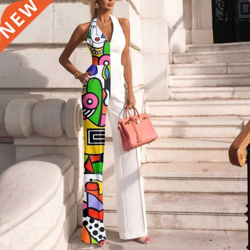 Office Overalls Playsuit V-neck Jumpsuits Pants Rompers