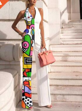 Office Overalls Playsuit V-neck Jumpsuits Pants Rompers