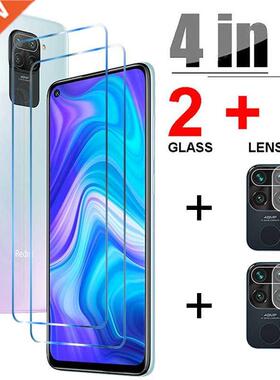 4in1 Camera Lens Tempered Glass For Xiaomi Redmi Note 9 10