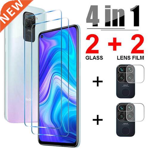 4in1 Camera Lens Tempered Glass For Xiaomi Redmi Note 9 10