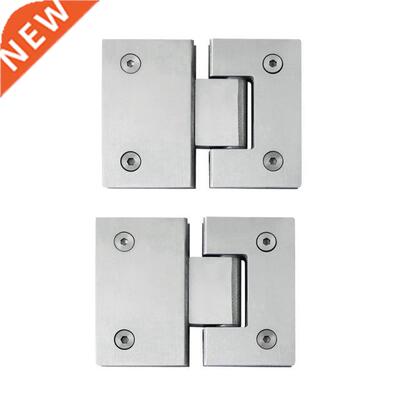 2Pcs Heavy Duty 180 Degree Glass Door Cupboard Showcase Cabi