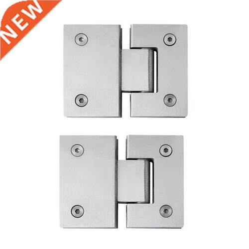 2Pcs Heavy Duty 180 Degree Glass Door Cupboard Showcase Cabi
