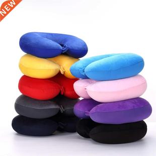 U Shaped Neck Pillow Travel Pillows With Button Foam Body Pi
