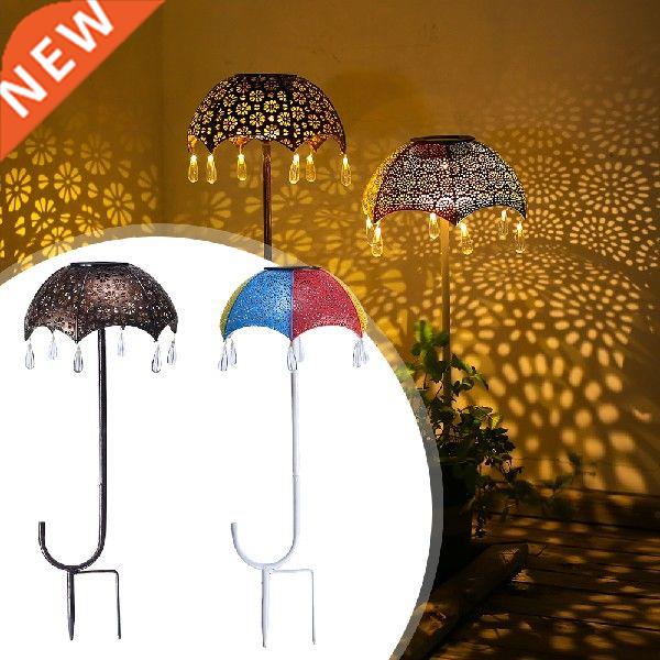 Solar Lights Outdoor LED Solar Garden Umbrella Art Light