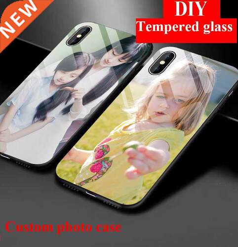 Custom Tempered Glass Phone Case For Samsung Galaxy S21 Plus