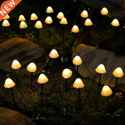 2021 NEW LED Solar String Light Garden Decoration Mushroom