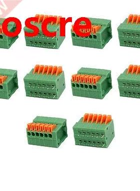 10pcs KF141V 150V 2A 2.54mm Pitch 6P Spring Terminal Block f