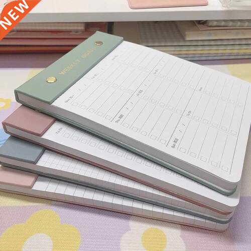 A5 Memo pads todolist plan book self-discipline check-in sch