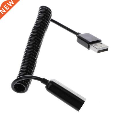 USB A Male to USB A Female Extension Coiled Spiral Spring Ch