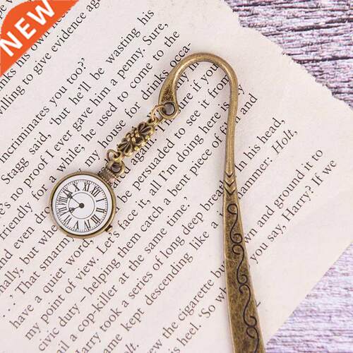 Hot Sale Funny Clock Metal Bookmarks Vintage Retro Tower Boo