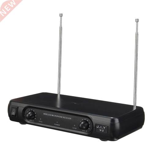 Dual Professional Wireless Microphone System Loudspeaker Cor