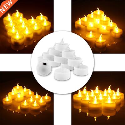 12 PC Creative LED Candle Multicolor Lamp Simulation Color F