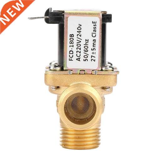 AC220V G1/2 Ball Valve Brass Normal Closed Pilot-operated Wa