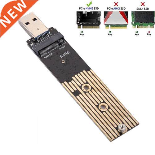 M.2 NVME SSD to USB 3.1 Adapter PCI-E to USB-A 3.0 Solid Sta