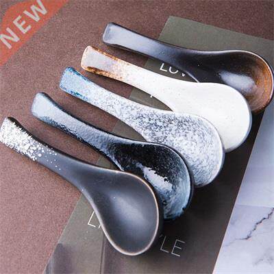 Japanese Style Ceramic Spoon Soup Teaspoon Catering