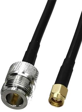 1pcs RG58 SMA Male Plug to N Female Jack RF Coaxial Connecto