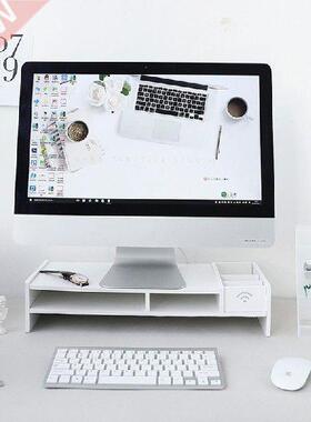 Multifunctional shelf With 3 Drawer Laptop Stand Monitor