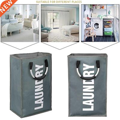 Japanese Foldable Laundry Basket Oxford Washing Clothes Hous