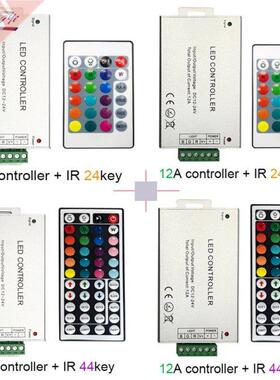 12A 24A 144W 288W 24key 44key DC12-24V IR wireles Remote Le