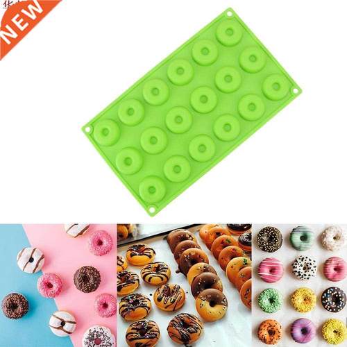 Biscuit Cake Molds 18-Cavity Mini Chocolate/ Donut Silicone