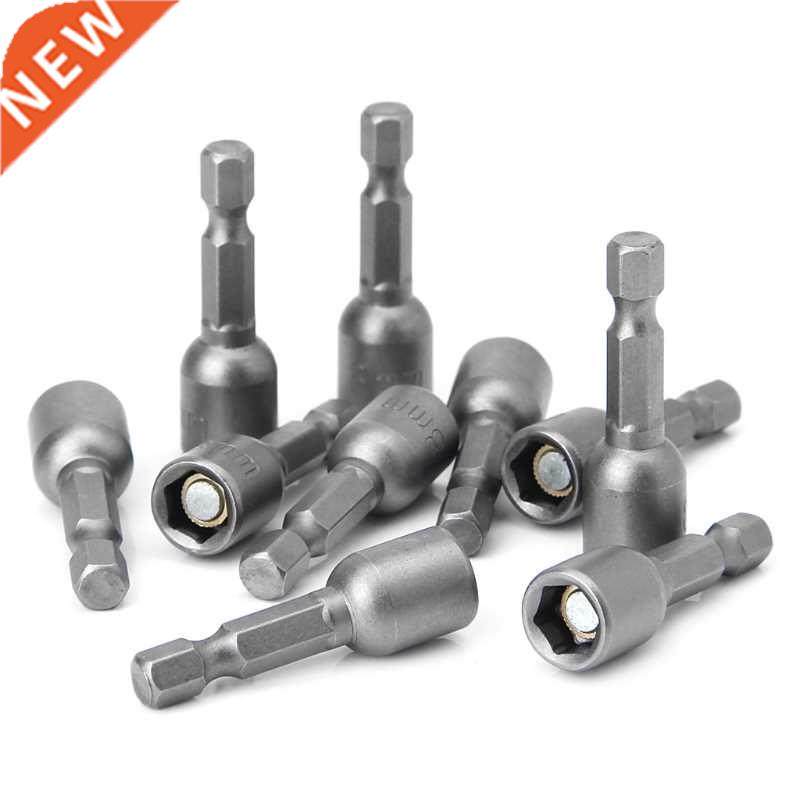 10 Pcs Magnetc Nut Drver Set 8mm 5/16