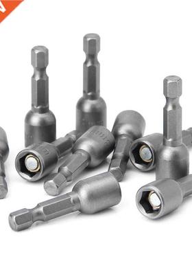 10 Pcs Magnetc Nut Drver Set 8mm 5/16