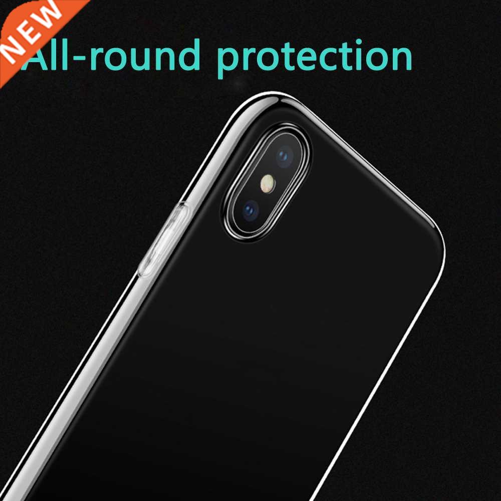 100 pcs a lot Transparent Soft TPU Cover For iph 7 8 for iPh